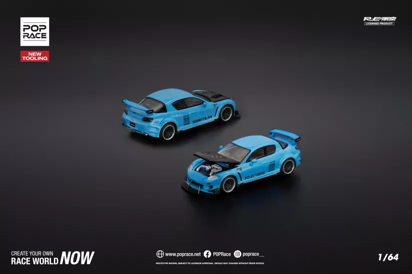 Mazda RX8 RE-Ameniya Light Blue - PR640270