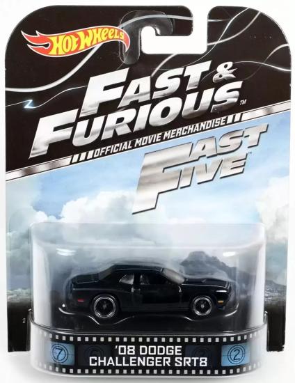 ’08 Dodge Challenger SRT8 - Retro - Fast Furious - Hot Wheels Premium