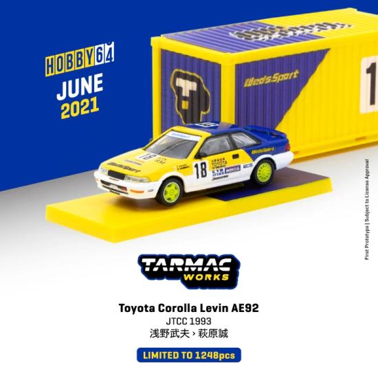 TOYOTA COROLLA LEVIN AE92 JTCC 1993 W/ CONTAINER T64-036-93JTC18