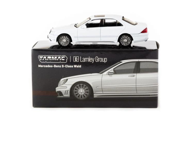 Tarmac Works 1/64 Mercedes-Benz S-Class Wald Alabaster White - Lamley Special Edition - GLOBAL64T64G-072-WH