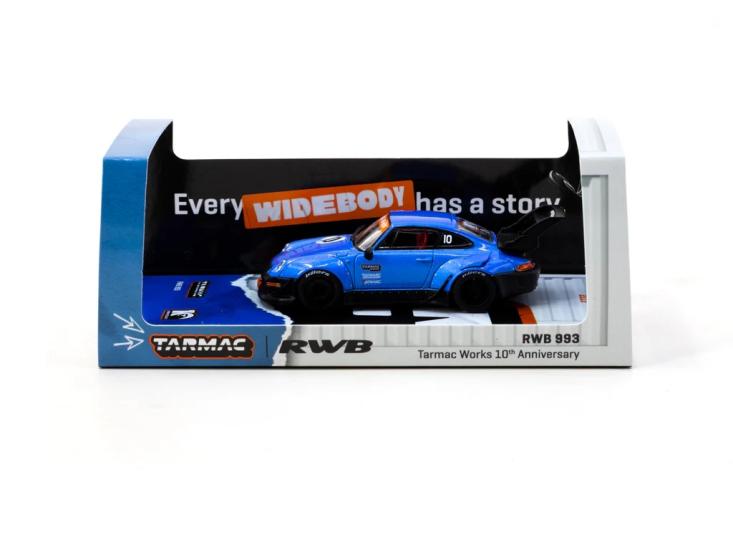 RWB 993 Tarmac Works 10th Anniversary - HOBBY64 T64-TL017-10TH