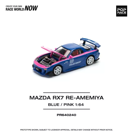 Mazda Rx7 RE-Amemiya Blue Pink - PR640240