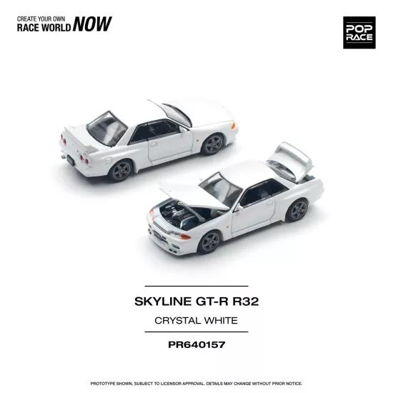Nissan Skyline GT-R R32 Crystal White - PR640157