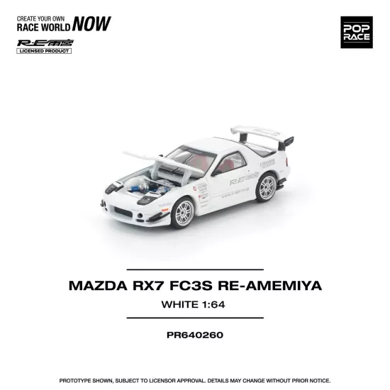 Mazda Rx Fc3s Re-Amemiya White 48 - PR640260