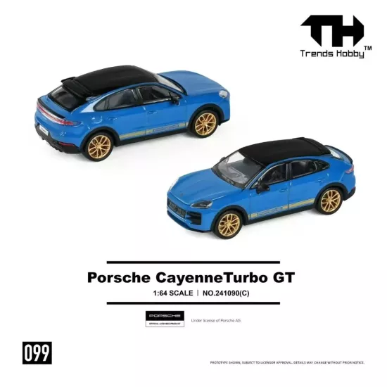 Porsche Cayenne Turbo GT Weissach Blue - 241090(C)