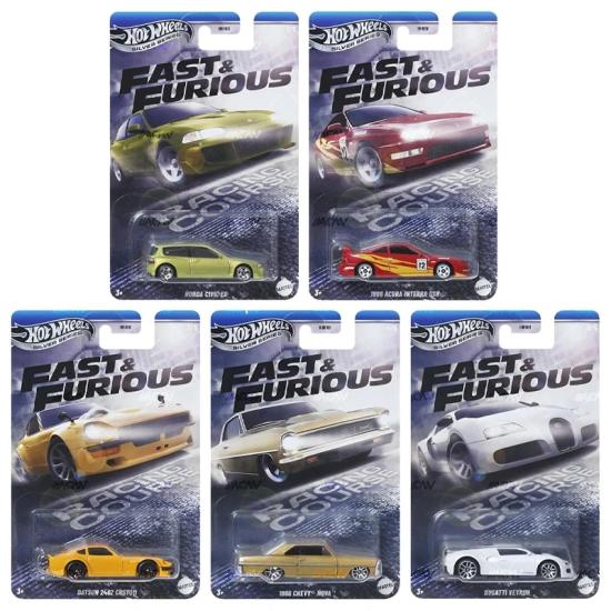  Fast & Furious - 5’li Set - Silver Series - HNR88