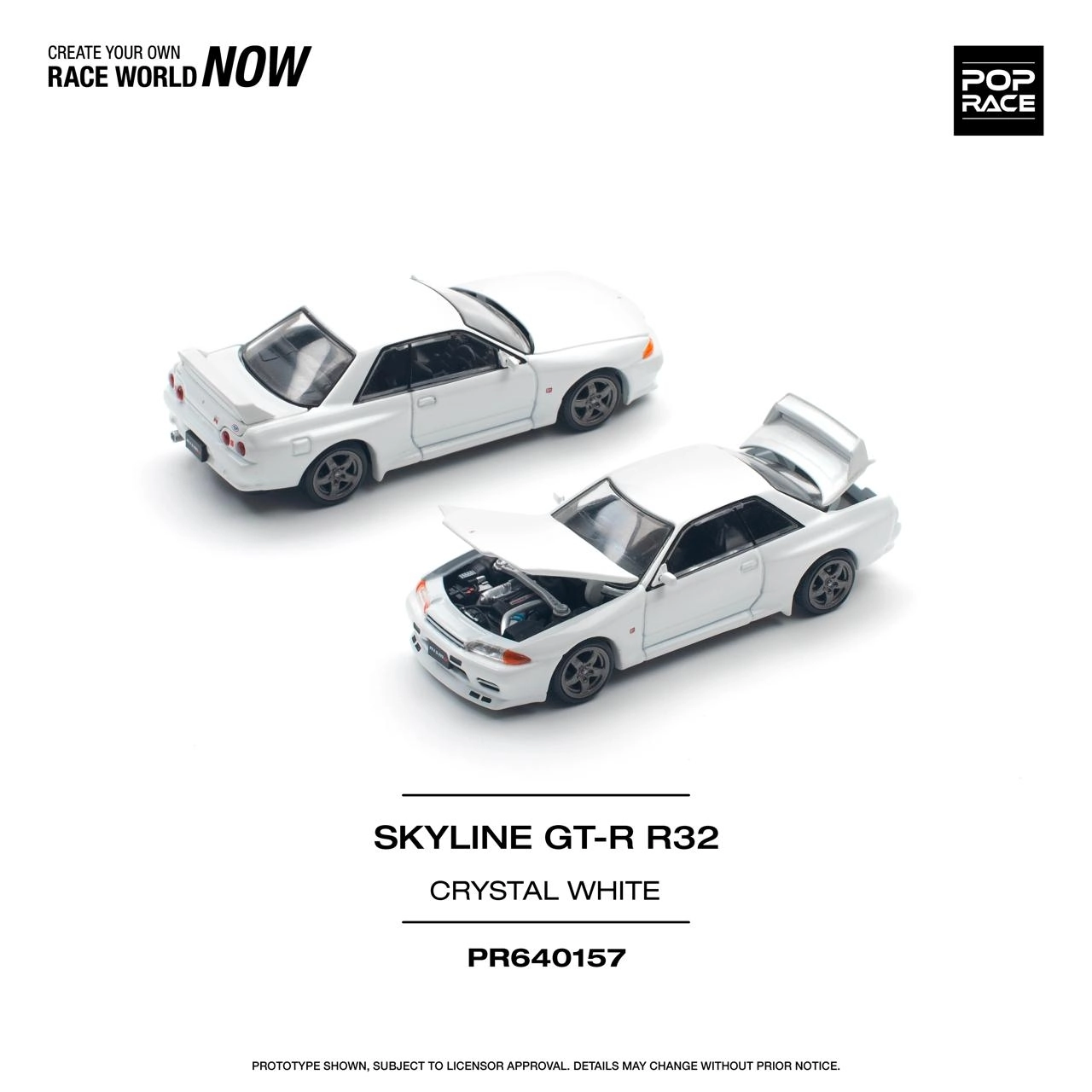 Nissan Skyline GT-R R32 Crystal White - PR640157