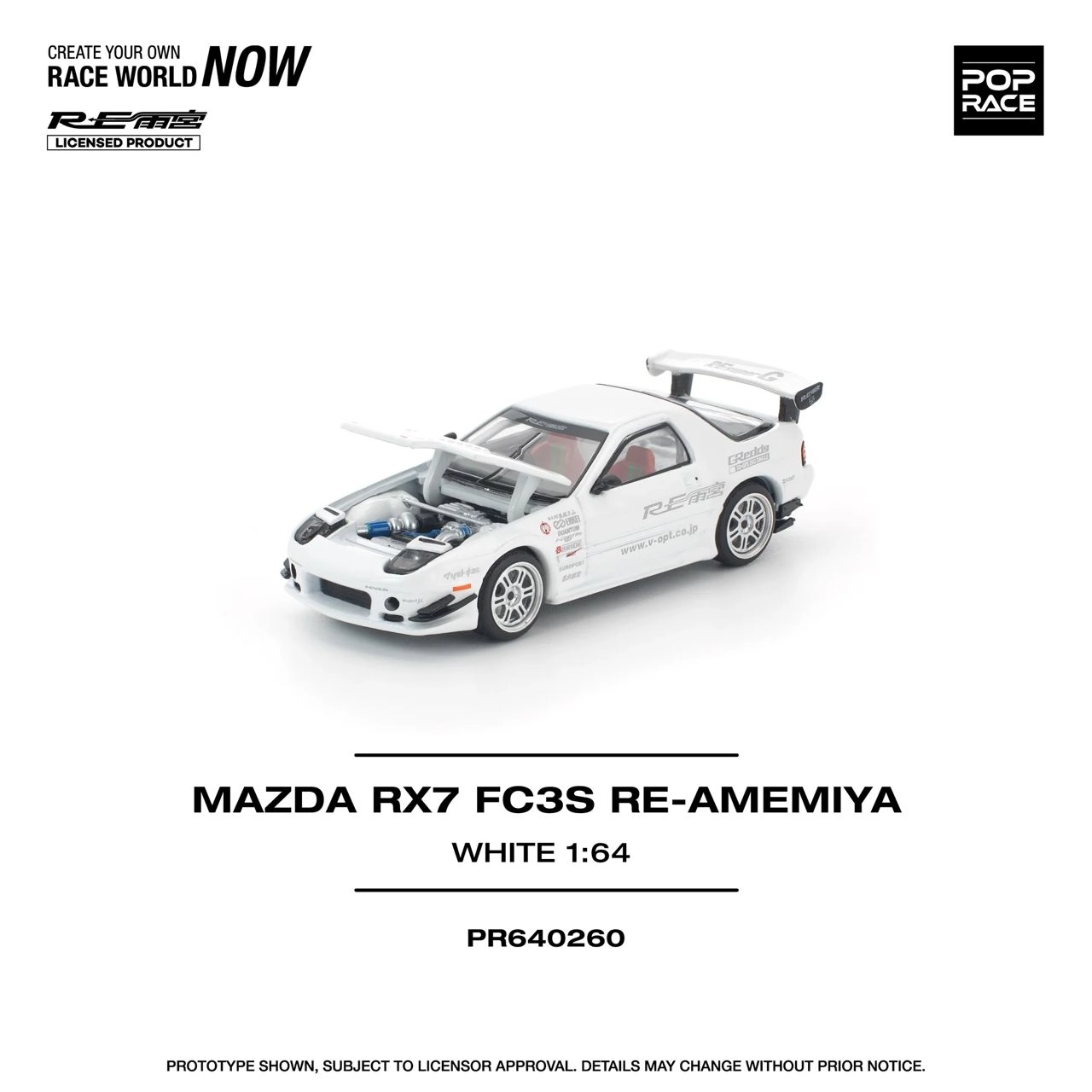 Mazda Rx Fc3s Re-Amemiya White 48 - PR640260