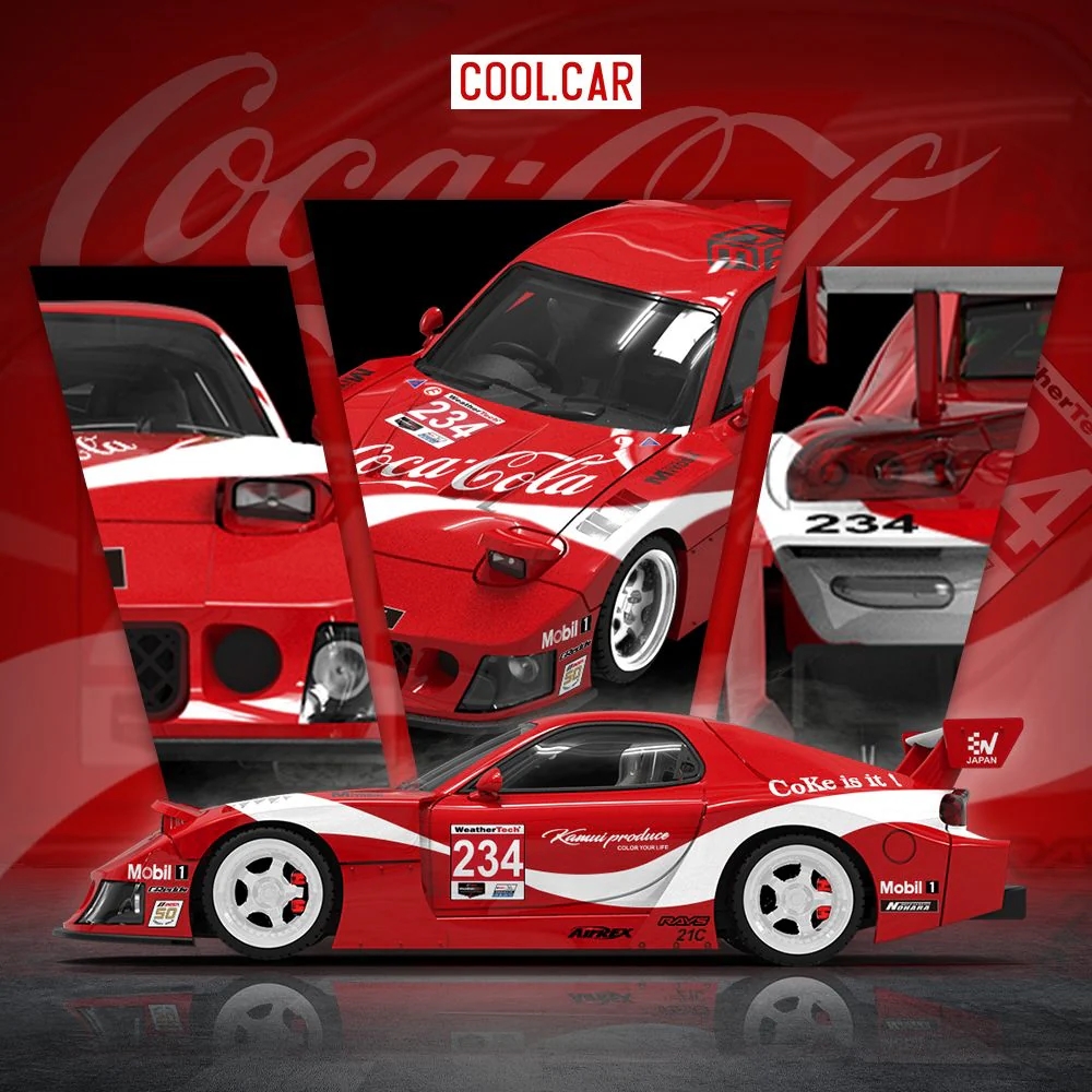 MAZDA RX-7 COCA-COLA LIVERY